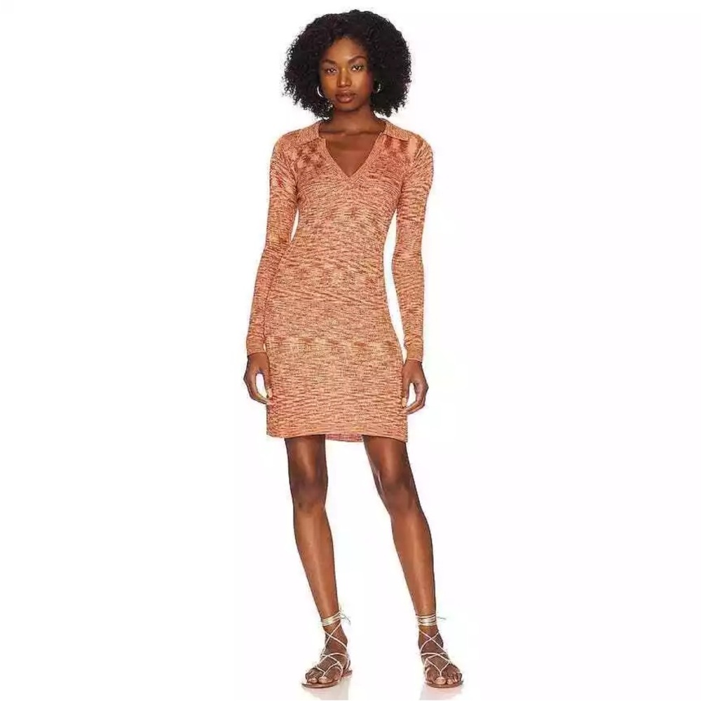 L*Space Rust Knit Dress
